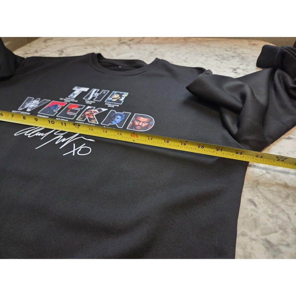 The Weeknd Hoodie Size XL Album Collage Lightweight - Picture 8 of 9